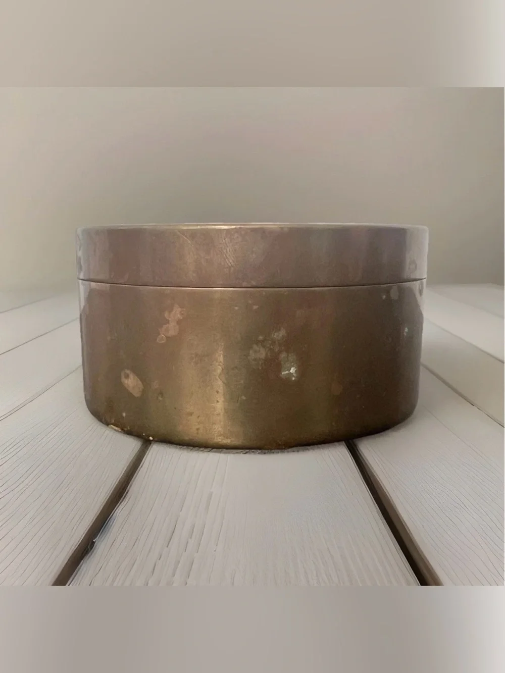 Vintage Brass Deer Trinket Box Red Enamel Jewelry Box Cottagecore Lodge Decor